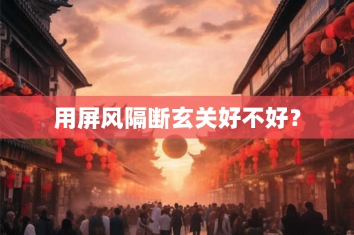 用屏风隔断玄关好不好？
