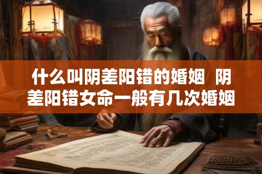 什么叫阴差阳错的婚姻  阴差阳错女命一般有几次婚姻