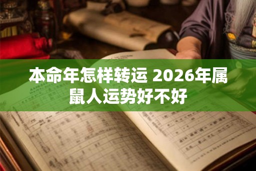本命年怎样转运 2026年属鼠人运势好不好 本命年怎样转运 2026年属鼠人运势好不好