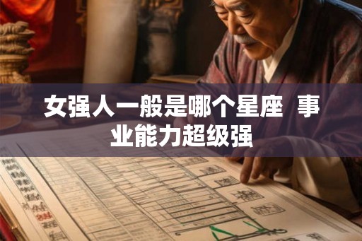 女强人一般是哪个星座 事业能力超级强 女强人一般是哪个星座 事业能力超级强