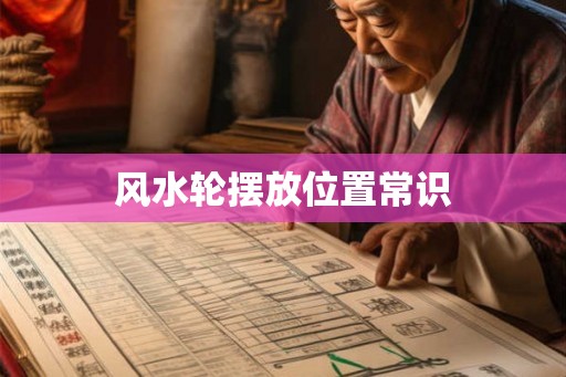 风水轮摆放位置常识