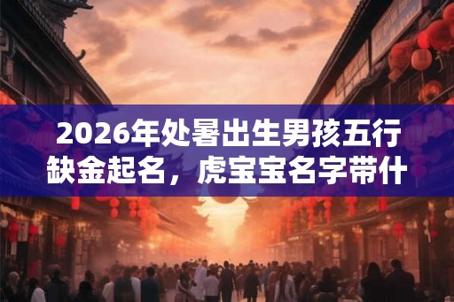 2026年处暑出生男孩五行缺金起名,虎宝宝名字带什么偏旁好 2026年处暑出生男孩五行缺金起名,虎宝宝名字带什么偏旁好