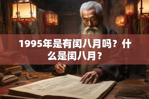 1995年是有闰八月吗？什么是闰八月？