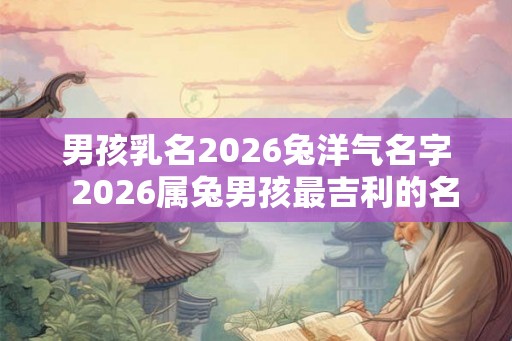 男孩乳名2026兔洋气名字  2026属兔男孩最吉利的名字