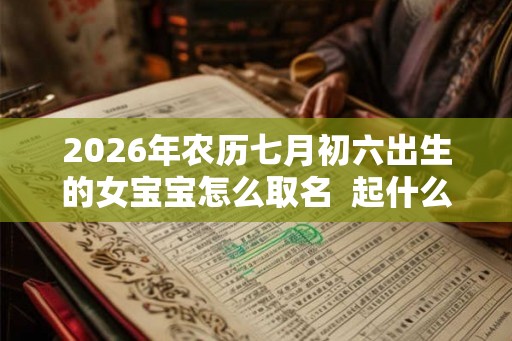 2026年农历七月初六出生的女宝宝怎么取名 起什么名字好 2026年农历七月初六出生的女宝宝怎么取名 起什么名字好