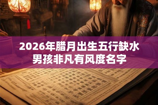 2026年腊月出生五行缺水男孩非凡有风度名字