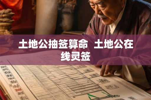 土地公抽签算命  土地公在线灵签