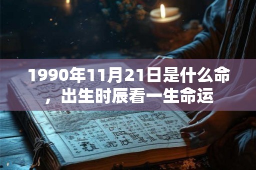 1990年11月21日是什么命，出生时辰看一生命运