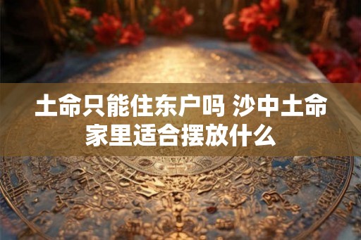 土命只能住东户吗 沙中土命家里适合摆放什么