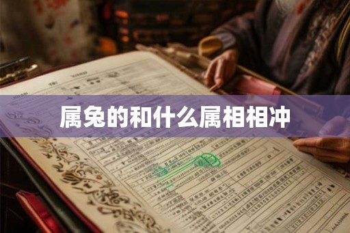 属兔的和什么属相相冲 属兔的和什么属相相冲