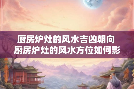 厨房炉灶的风水吉凶朝向 厨房炉灶的风水方位如何影响吉凶