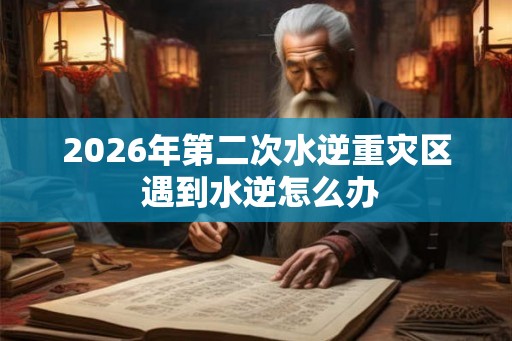 2026年第二次水逆重灾区 遇到水逆怎么办
