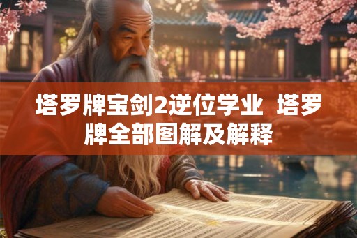 塔罗牌宝剑2逆位学业 塔罗牌全部图解及解释 塔罗牌宝剑2逆位学业 塔罗牌全部图解及解释