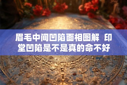 眉毛中间凹陷面相图解  印堂凹陷是不是真的命不好