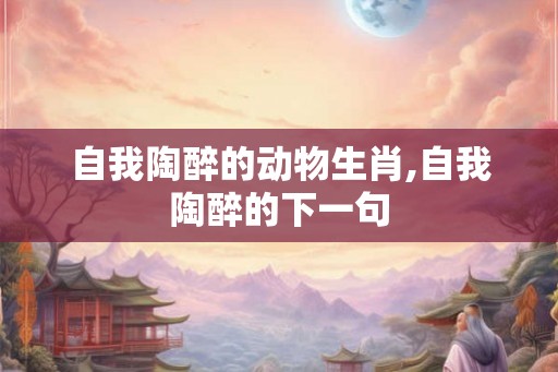 自我陶醉的动物生肖,自我陶醉的下一句 自我陶醉的动物生肖,自我陶醉的下一句