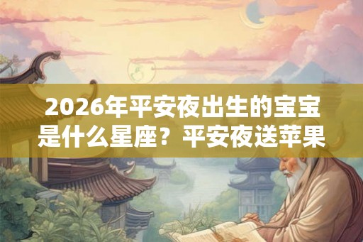 2026年平安夜出生的宝宝是什么星座？平安夜送苹果代表什么？