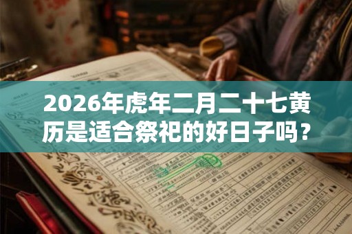 2026年虎年二月二十七黄历是适合祭祀的好日子吗？