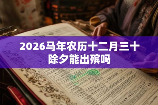 2026马年农历十二月三十除夕能出殡吗