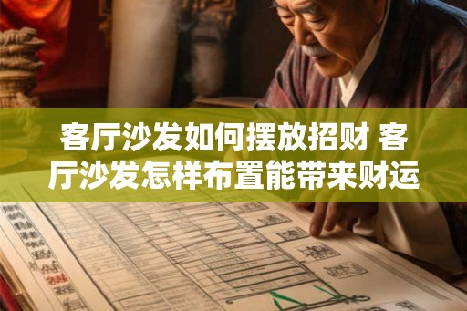 客厅沙发如何摆放招财 客厅沙发怎样布置能带来财运
