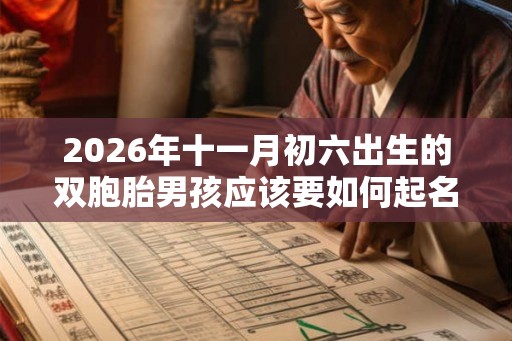 2026年十一月初六出生的双胞胎男孩应该要如何起名字好,五行属什么 2026年十一月初六出生的双胞胎男孩应该要如何起名字好,五行属什么