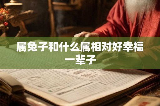 属兔子和什么属相对好幸福一辈子