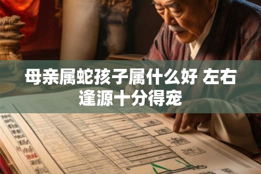 母亲属蛇孩子属什么好 左右逢源十分得宠 母亲属蛇孩子属什么好 左右逢源十分得宠