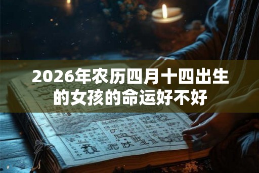 2026年农历四月十四出生的女孩的命运好不好