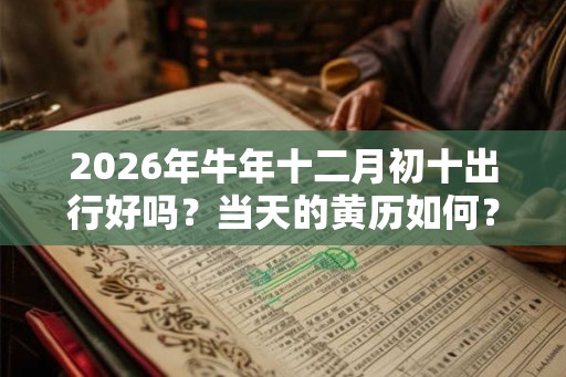 2026年牛年十二月初十出行好吗?当天的黄历如何? 2026年牛年十二月初十出行好吗?当天的黄历如何?