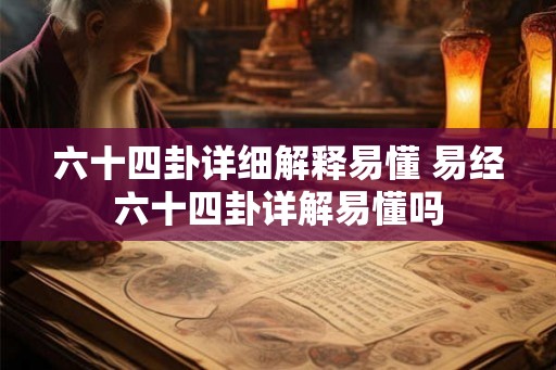 六十四卦详细解释易懂 易经六十四卦详解易懂吗 六十四卦详细解释易懂 易经六十四卦详解易懂吗