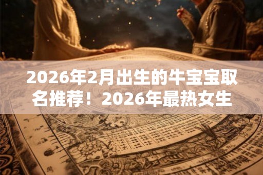 2026年2月出生的牛宝宝取名推荐!2026年最热女生名字 2026年2月出生的牛宝宝取名推荐!2026年最热女生名字