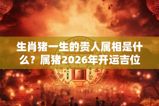 生肖猪一生的贵人属相是什么？属猪2026年开运吉位在哪？