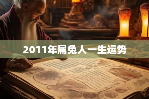 2011年属兔人一生运势 2011年属兔人一生运势