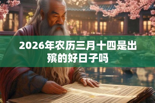 2026年农历三月十四是出殡的好日子吗
