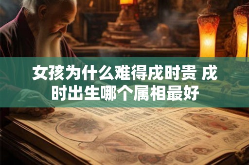 女孩为什么难得戌时贵 戌时出生哪个属相最好