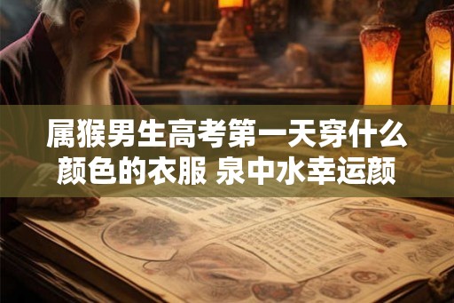 属猴男生高考第一天穿什么颜色的衣服 泉中水幸运颜色 属猴男生高考第一天穿什么颜色的衣服 泉中水幸运颜色