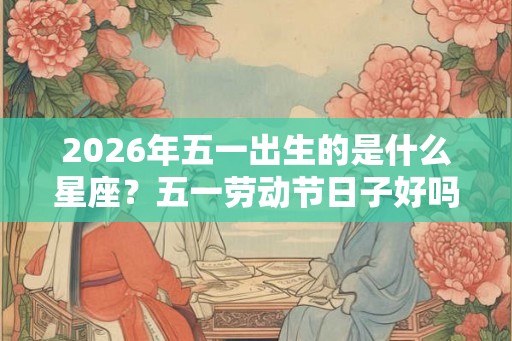 2026年五一出生的是什么星座？五一劳动节日子好吗？