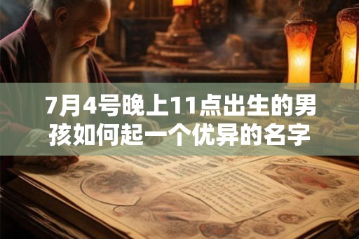 7月4号晚上11点出生的男孩如何起一个优异的名字