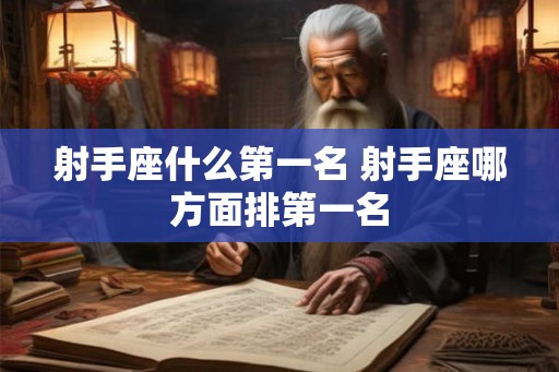 射手座什么第一名 射手座哪方面排第一名