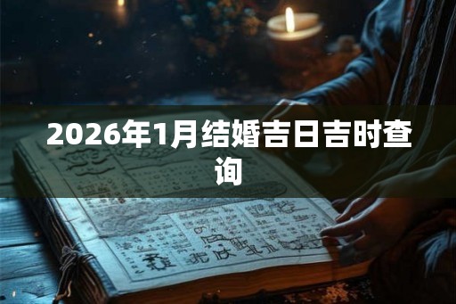 2026年1月结婚吉日吉时查询 2026年1月结婚吉日吉时查询
