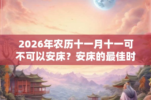 2026年农历十一月十一可不可以安床？安床的最佳时间？