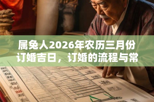 属兔人2026年农历三月份订婚吉日，订婚的流程与常见问题