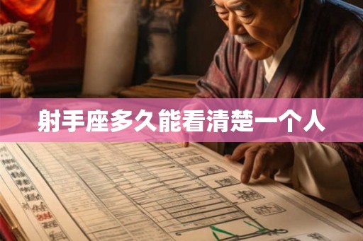 射手座多久能看清楚一个人