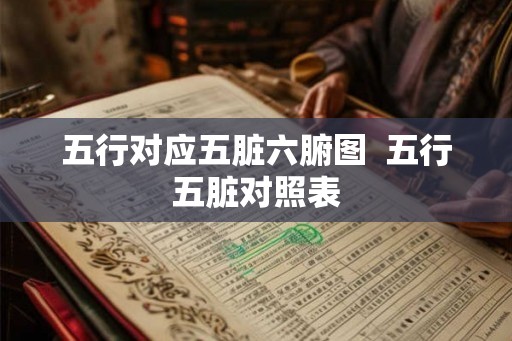五行对应五脏六腑图  五行五脏对照表