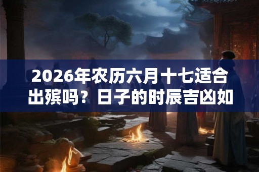 2026年农历六月十七适合出殡吗？日子的时辰吉凶如何？