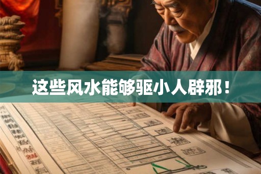 这些风水能够驱小人辟邪！