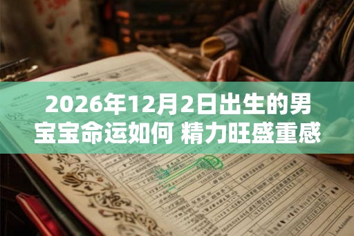 2026年12月2日出生的男宝宝命运如何 精力旺盛重感情