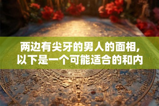 两边有尖牙的男人的面相,以下是一个可能适合的和内容