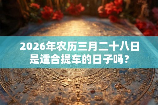 2026年农历三月二十八日是适合提车的日子吗？