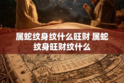 属蛇纹身纹什么旺财 属蛇纹身旺财纹什么