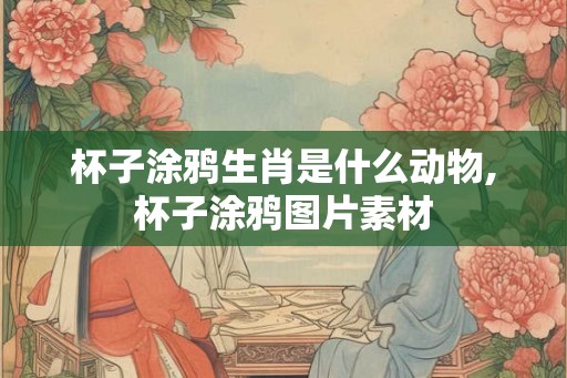 杯子涂鸦生肖是什么动物,杯子涂鸦图片素材